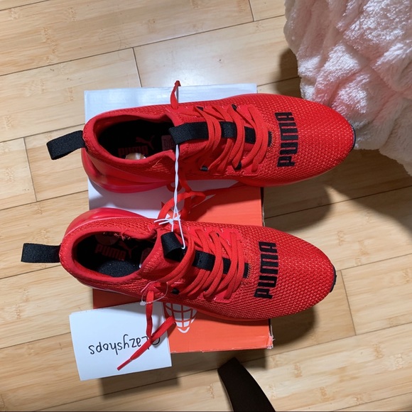 NEW PUMA Cell Vive Running MENS Sneaker in Red Size 8 - Picture 7 of 9